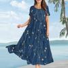 2026Y2 Floral Casual Vacation Dress Big Pendulum Medium and Long Dress Women's New Skirt