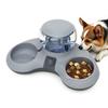 2-in-1 Automatic Cat Water Dispenser 1.4L Large Capacity Pet Feeder Bowl Siphon Principle Drinking Fountain