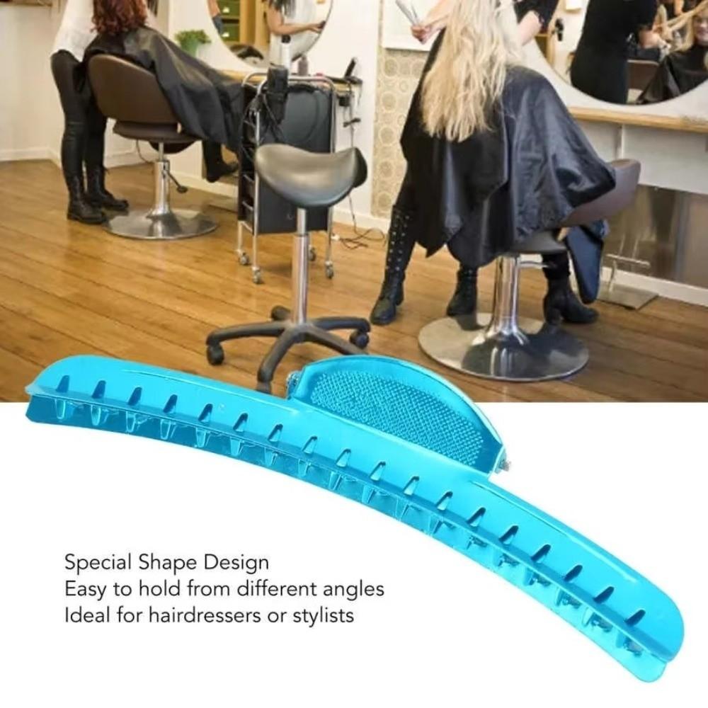 6 Piezas Pinzas para el Cabello Ligeras de Ola Aleación de Aluminio Pinza de Peluquería Herramienta de Peinado