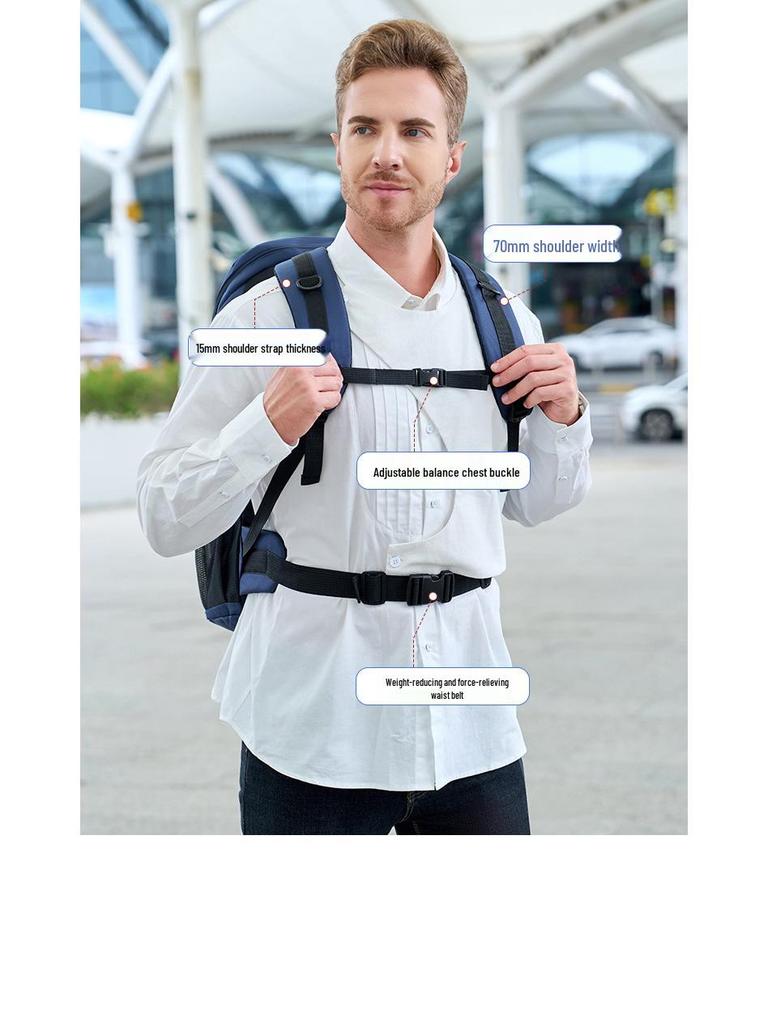 Men's Large Casual Travel and Sports Backpack for College Students