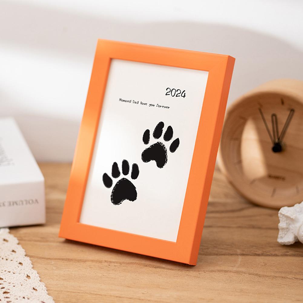 Dog Paw Print Photo Frame Personalized Printed Photo Frame For Bedroom Living Room
