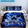 Dallas Cowboys  3PCS Bedding Set 2D Printing (Includes 1 Duvet Cover + 2 Pillowcases Coreless), Bedroom decor,Fan gift