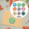 90 Easter Gift Stickers Party Favors Candy Labels Envelope Tags for