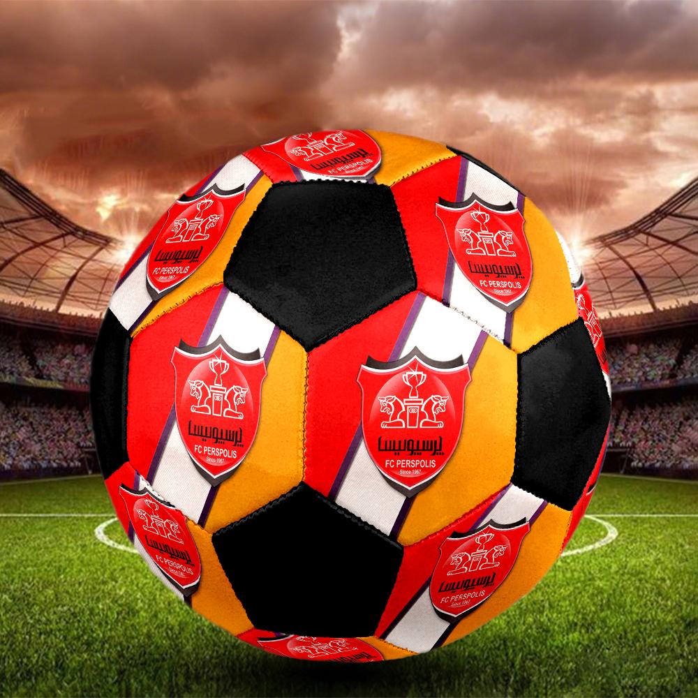 SIZE 5 Persepolis FC Soccer Ball Colorful All Ages Machine Stitched PVC Competition Ready Durable High-Bounce