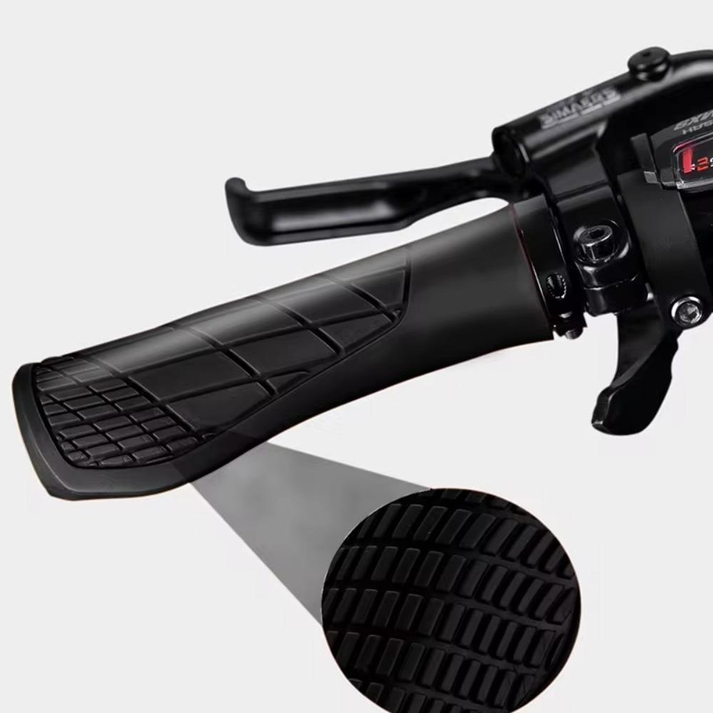 2 ks Ergonomické uzamykatelné gripy na kolo Protiskluzové gumové rukojeti na řídítka pro cyklistiku