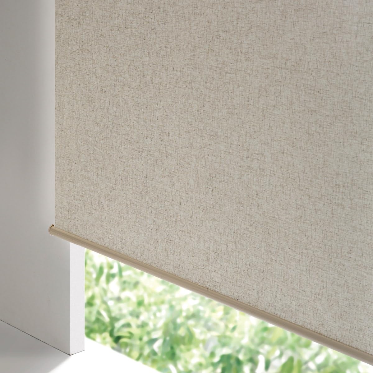 

Nitori (NITORI) Reps Linen Blackout Roller Blind, 30cm Wide x 180cm Long, Ivory, 7430581