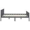Solid Wood Bed Grey Pine 160 x 200 cm