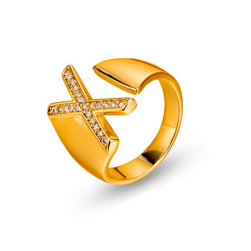 26 English Alphabet Adjustable Women's Fashion Rings
