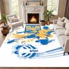 Club Tigres UANL Carpet Door Mat for Living Room or Bedroom Protective Mat Under Chair Office Decoration Christmas Gift Birthday Present