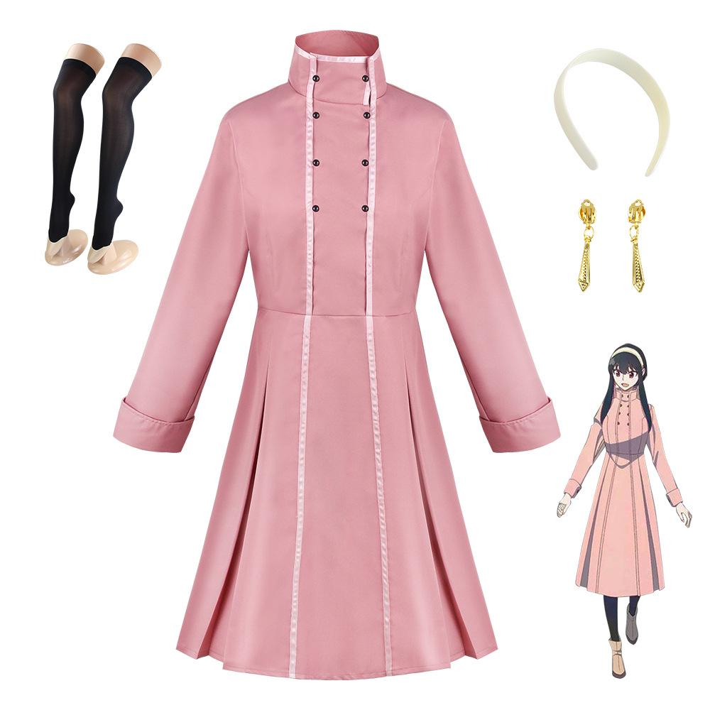 Spy x Family Yor Thorn Princess Anya Cosplay Dress Full Set Anime Costume