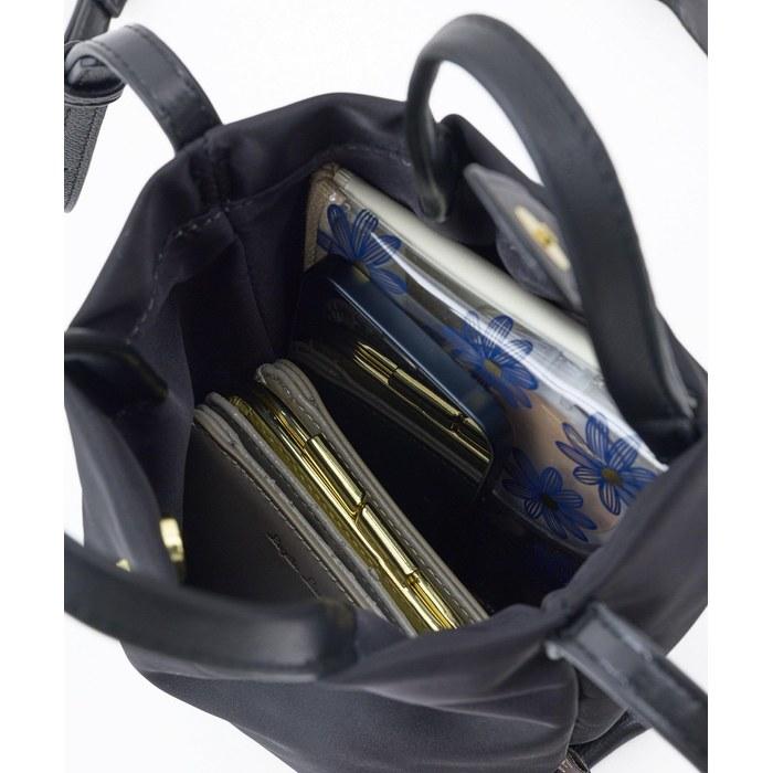 Katana Vertical Shoulder Bag, Water-Repellent, with Shoulder Pad, Smartphone Pocket, Compact, NV, Free Size