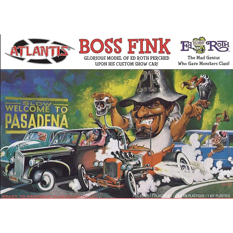 

модель atlantis 1/25 ed roth bossfink пластиковая модель ATLAMCH1271