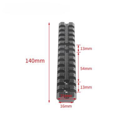 140mm Four Hole Long Curved Bottom Sight Clip Flashlight Bracket
