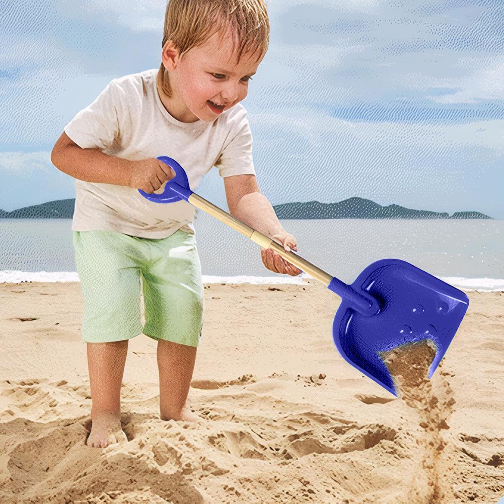 22-30 Inch H Snow Shovel with D Grip Handle for Boys Girls with Plastic Scoop Detachable for Garden Outdoor Home Yard Activities