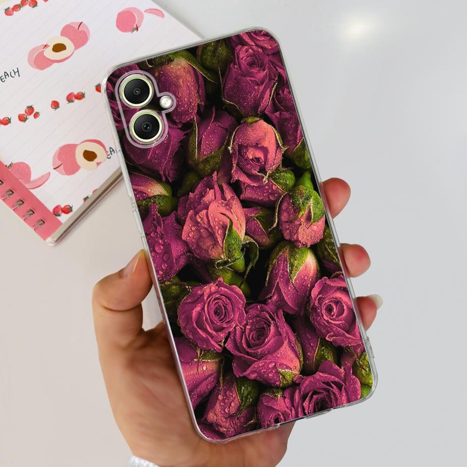 For Samsung Galaxy A05 Case SM-A055F Cute Painted Back Cover Phone Case For Samsung A05 A 05s Galaxy A05s Soft TPU Fundas Bumper