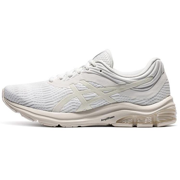 Asics Gel-Pulse 11 Classic Casual Fabric Low-Top Marathon Running Shoes Women sneaker White 1012B138-102