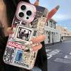Coque de téléphone design Radiohead pour iPhone 17 16 15 14 13 MAX Housse arrière mate antichoc anti-chute Mate
