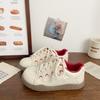 Versatile Little White Shoes Women's Spring 2025 New Retro Shoes Soft-soled Sports and Leisure Board Shoes Ins Women