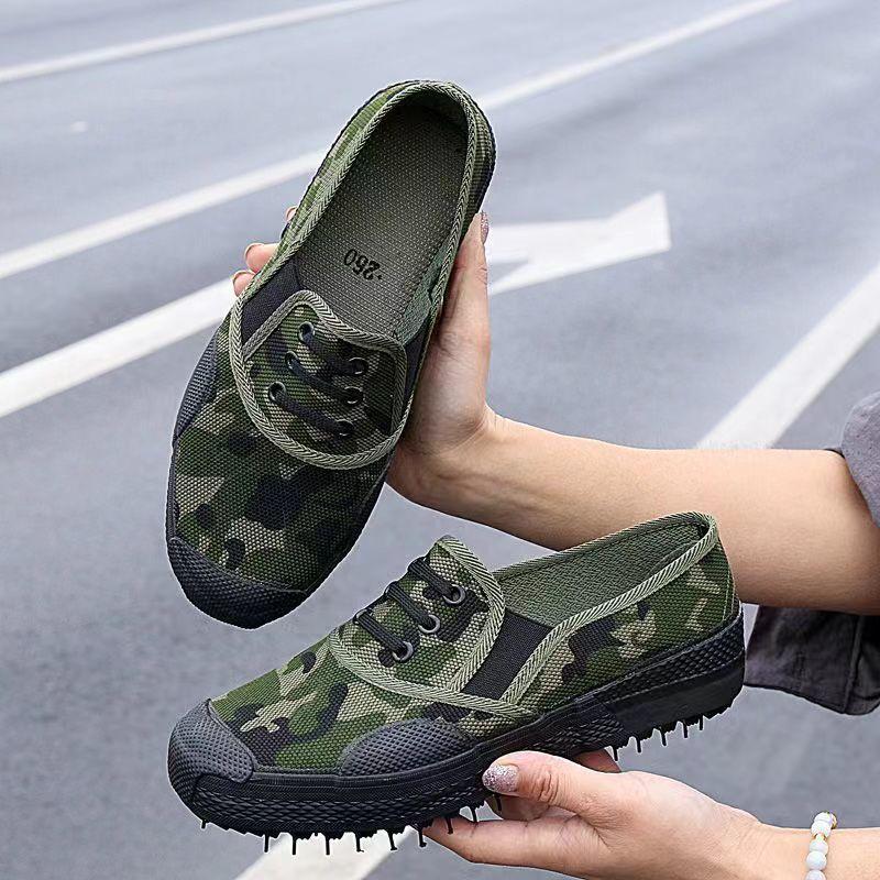 

Нове камуфляжне дихаюче взуття чоловіче парусинове взуття взуття для охорони праці зносостійке захисне взуття для військової підготовки гумове 45