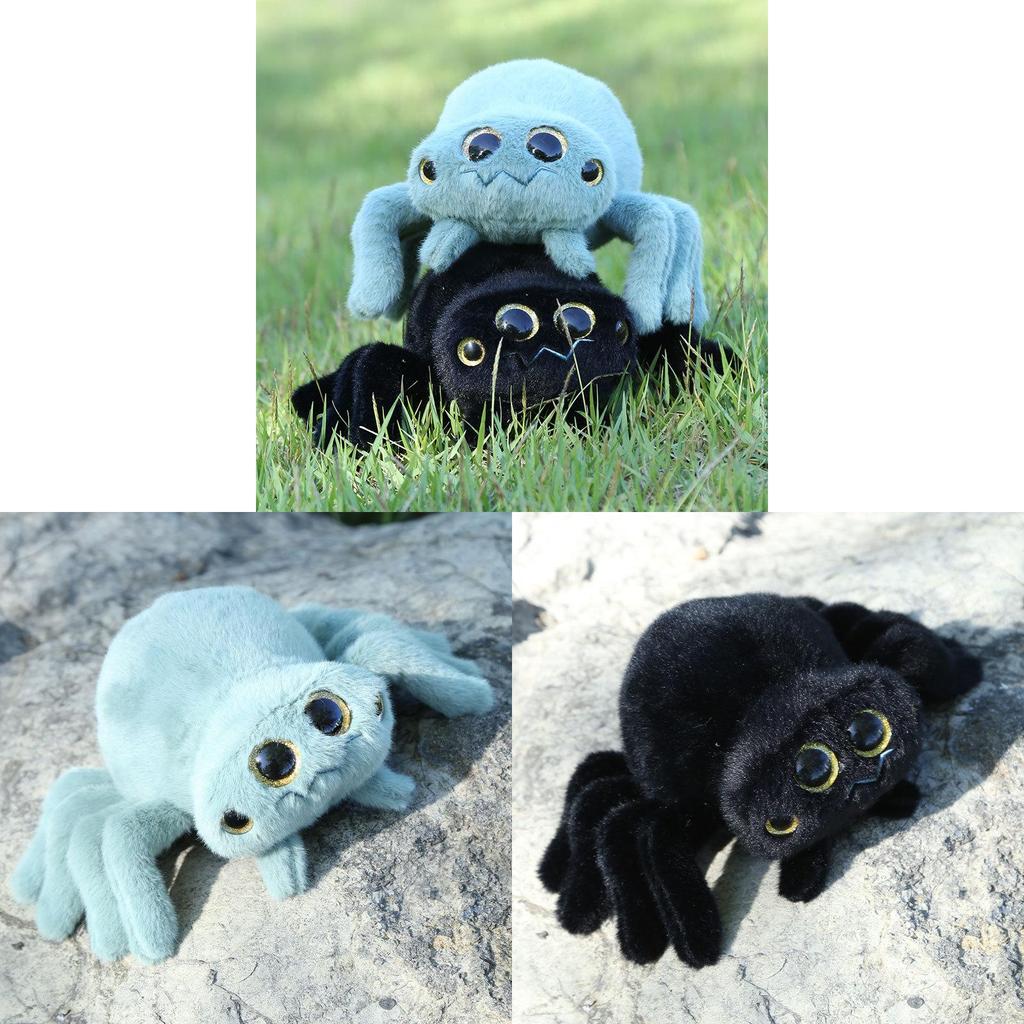Jouet Araignée en Peluche à Quatre Yeux Pour Enfants et Adolescents Cadeau de Collection