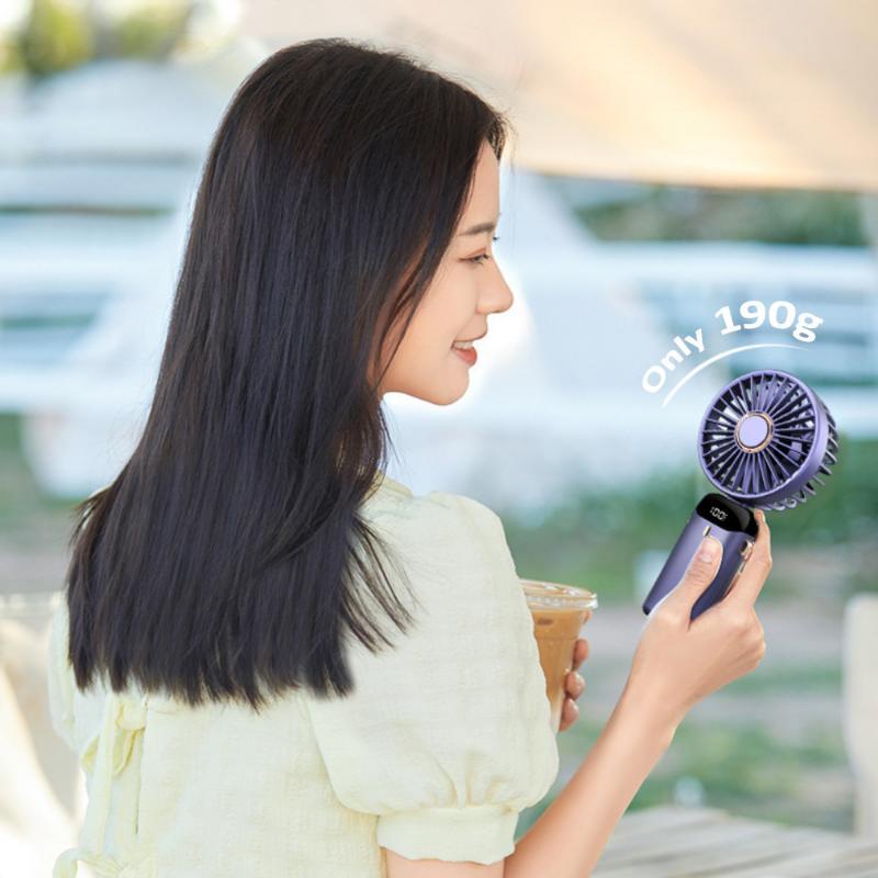 Portable Fans 2025 Mini Handheld USB Students Folding Small Fan Air Cooler Outdoor Travel Hand Fans Ventilation Fan Dropshipping