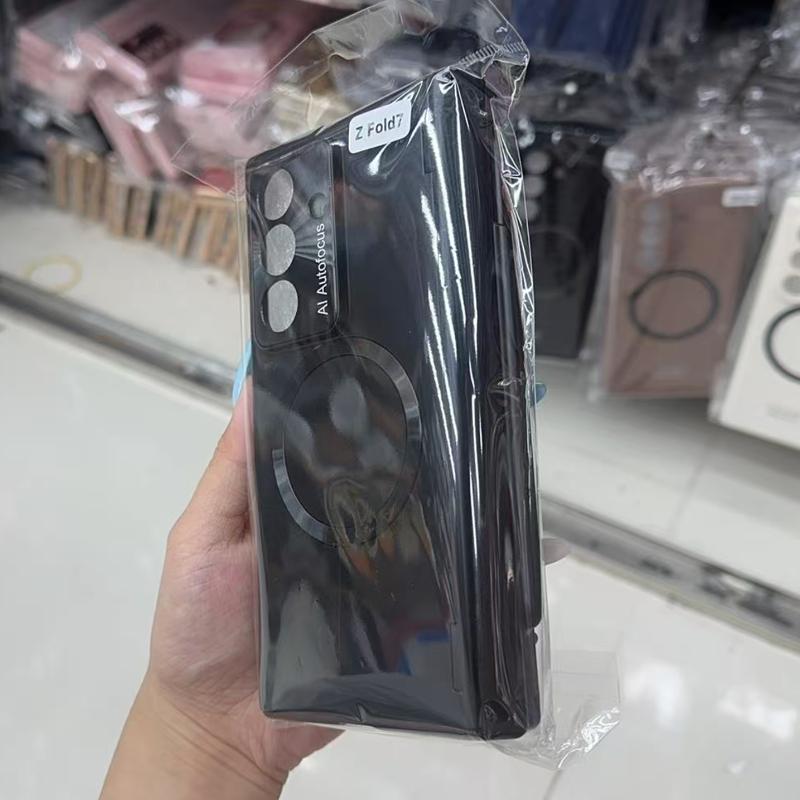 Full Cover Hinge Protection for Magsafe Case for Samsung Galaxy Z Fold 8 Ultra Wide 7 6 5 Hard Phone Shell with Screen Protector