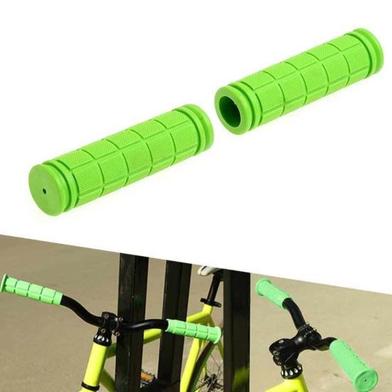 1Pair Soft Durable Non-slip Rubber MTB BMX Mountain Bike Bicycle Handlebar Grips