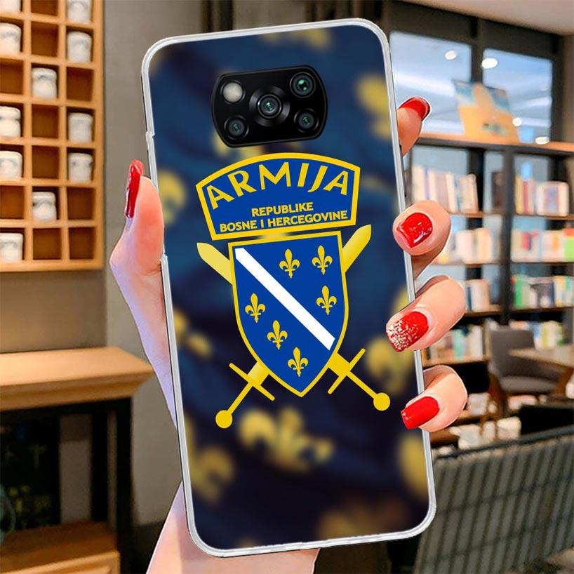 Bosnia And Herzegovina Flag Cover Phone Case For Xiaomi Poco F7 Ultra X7 X6 X5 Pro M7 Redmi 15C 15 13C 13 12C 12 10C 10 9A 9C 9T