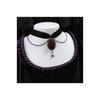 Gothic Rose Choker Necklace With Cross Chain For Women Halloween Accessories