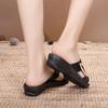 Fashion Summer Outside Wedge Heel Women's Slippers and Ladies Sandals Easy Wears Non Slip Shoes Vip 39 Slip-resistant 2025 Trend Slides