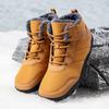 Winter snow boots men's hiking shoes men's hiking shoes piled thickened cotton shoes five-finger shoes waterproof and non-slip large size sports