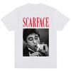 Movie Gangster Scarface Al Pacino Tshirts Unisexs Womens Plus Size Casual Short Sleeve Crew Neck Cotton Tee Unisex Fashion Tops