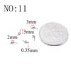 20 Stück Drahtdurchmesser 0,3 mm Mikro Mini 304 Edelstahl Torsionsfeder Für Schmuck
