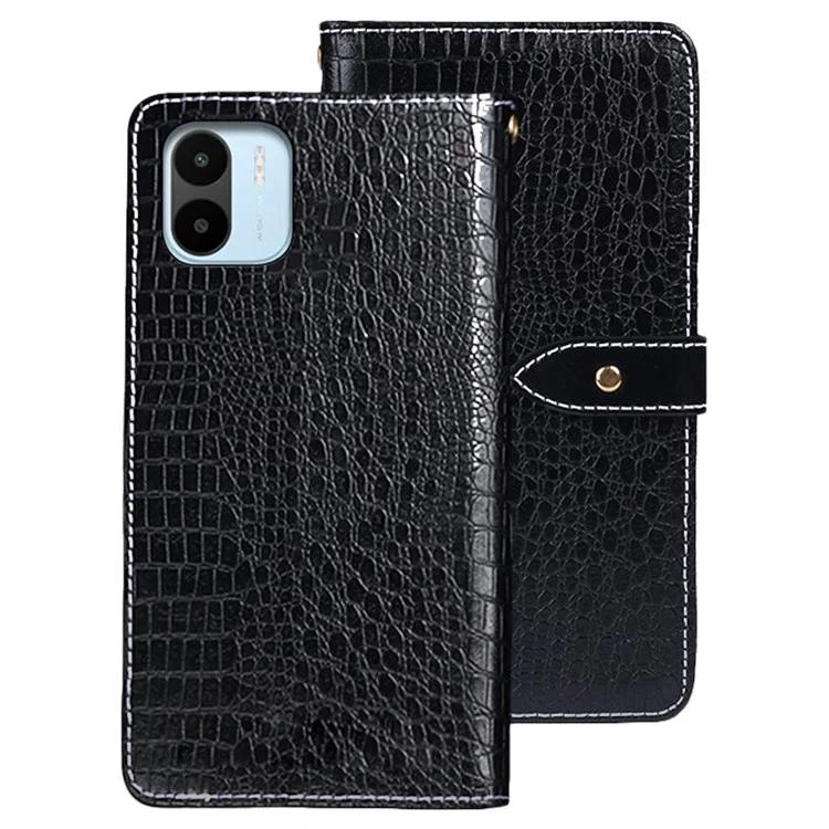 

TVCMALL For Xiaomi Redmi A2 4G / A1 4G Shockproof Flip Leather Phone Cover Crocodile Texture Stand Wallet Phone Case