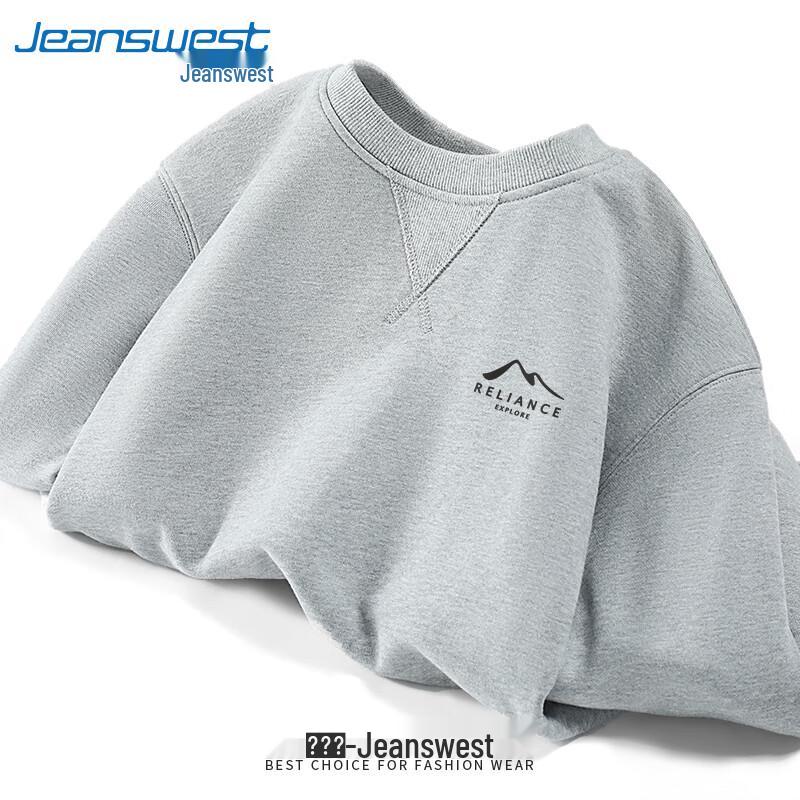 Jeanswest Men's Casual Crewneck Sweatshirt