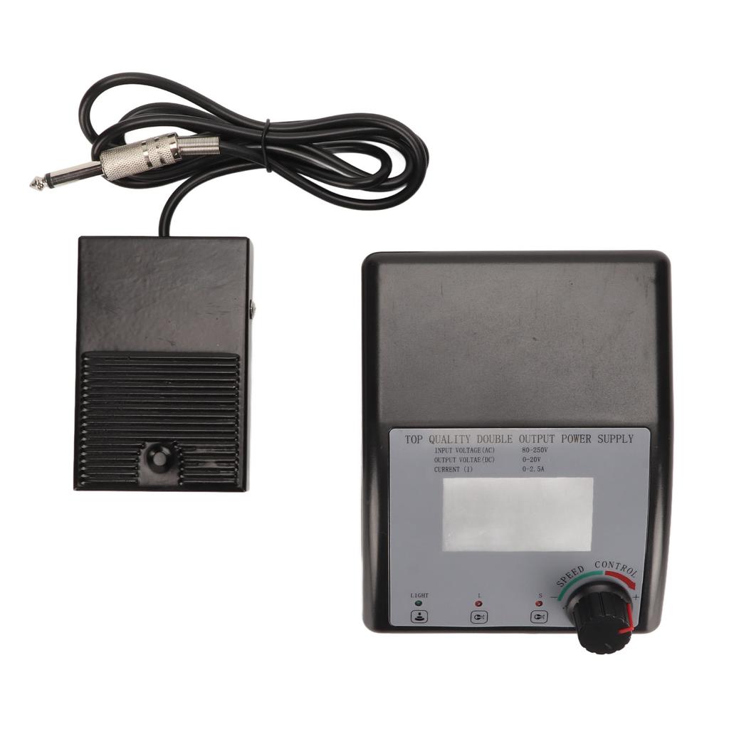 4pcs Tattoo Power Supply Kit Complete Professional Liner Shader Alloy Silicone Tattoo Clip Cord