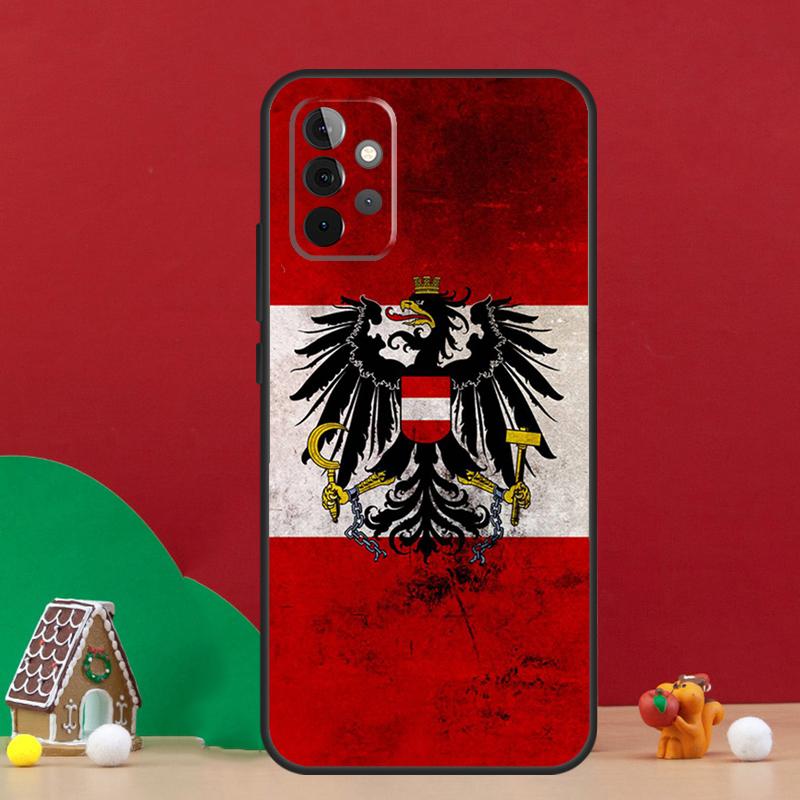 Austria Flag Case For Samsung Galaxy A56 A33 A13 A36 A23 A52 A32 A12 A54 A34 A14 A16 A53 A15 A35 A55 A17
