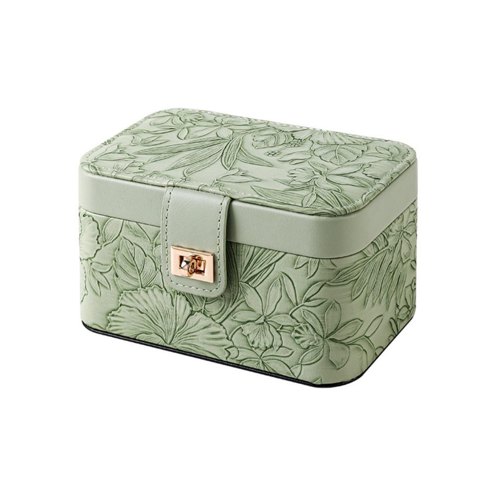 Jewelry Box Pattern Bracelet Storage Box Travel Large Capacity Jewelry Ring Necklace Packaging Box