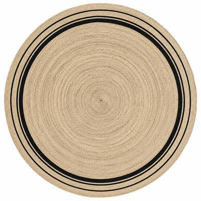 Natural Jute Rug Round Handmade Rug for Any Space Look Rustik Decor For Any Space