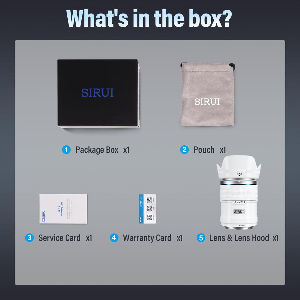 SIRUI Sniper 16mm Autofocus Wide Angle Camera Lens for Zfc Lens, F1.2 APS-C Z8, Z9, Z5, Z6, Z7, (Z Mount, White)