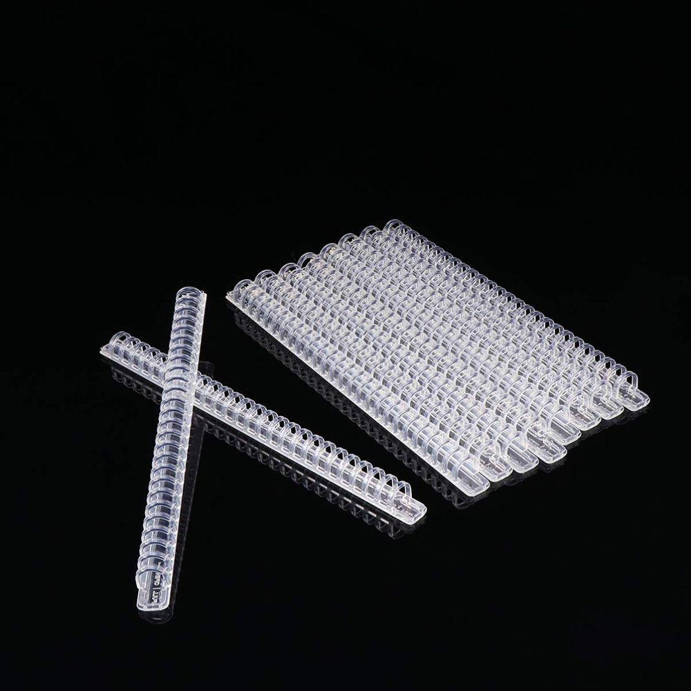 Plastic Comb Bindings Binder Circle Ring Loose Leaf Book Binder Rings Notebook Binding Spines