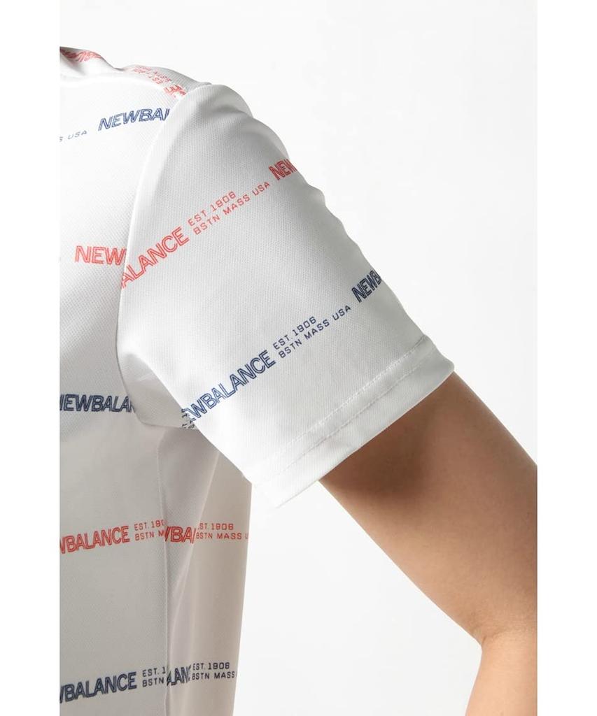 Golf Short Sleeve Polo Shirt Sweat Quick UV 2 [New Balance] (Stain Resistant, Absorbent, Drying, Protection) / Women's / 012-1168510 152_Orange [L]