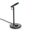 JBL QUANTUM STREAM TALK Single Condenser Microphone, Tabletop Stand Microphone with Mute Function, USB Plug & Play, 3.5mm Jack for Gaming, Remote Meet