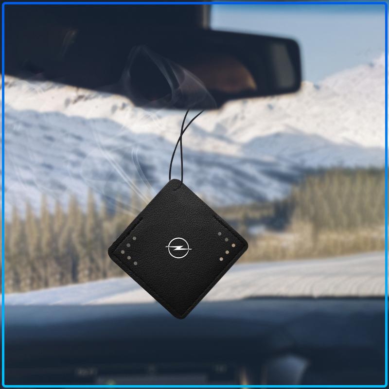 1Pcs Emblem Car Interior Pendant Aromatherapy Room Deodorant Sachet For Opel Crosa D Astra H Insignia Astra J Zafira B Mokkaastra Vivaro Astra G