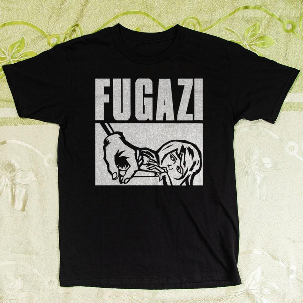 FUGAZI Zigarette Unisex Schwarzes Baumwoll-T-Shirt S-4XL