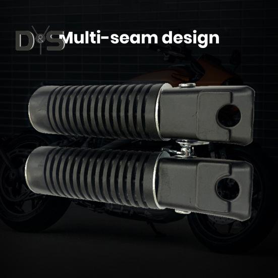 1 Pair Motorcycle Pedal Universal Non Slip Easy Installation Comfortable Lightweight Modification Motorcycle Pedal