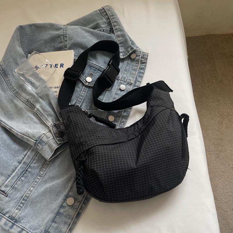 Sac bandoulière de trajet, Sac à bandoulière unique, Cartable d'étudiant, Sac décontracté, Sac en forme de ravioli