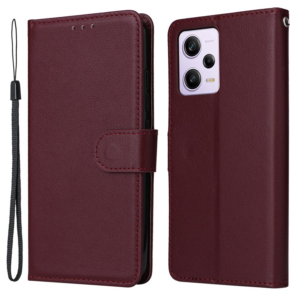 For Xiaomi Redmi Note 12 Pro 5G/Redmi Note 12 Pro Speed 5G/Poco X5 Pro 5G Wallet Case Leather Scratch-proof Stand Cover