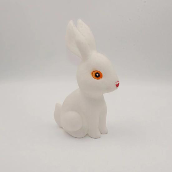Schreiendes Kaninchen Quietschespielzeug mit realistischem Geräusch Weiches TPR Fidget zur Stressbewältigung Streiche Süßes tierförmiges Dekompressions-Gadget für Kinder Erwachsene
