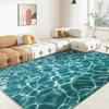 3D Ocean Sea Water Carpet Print Rug Home Decor Living Room Carpet Non-slip Floor Mat Kitchen Bedroom Entrance Doormat Play Mats